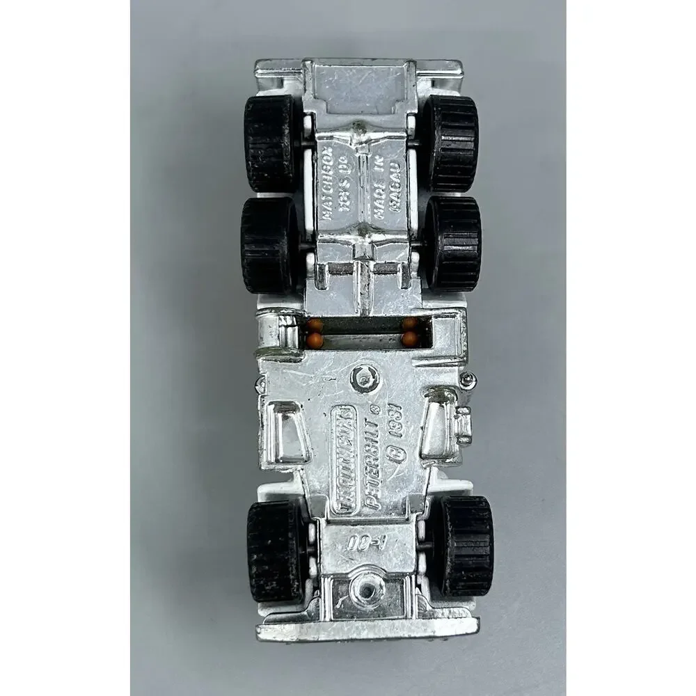 Vintage Matchbox Peterbilt Police Tow Truck Wrecker 1981 Loose 1:80 Macau M9